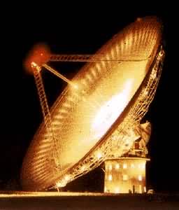 澳大利亚国立射电天文台64米直径的射电望远镜