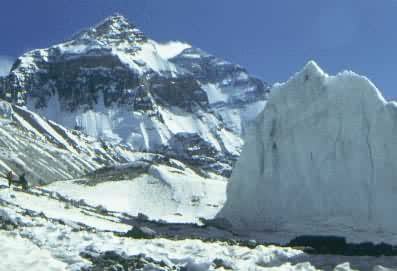 冰川作用形成的角峰——珠穆朗玛峰