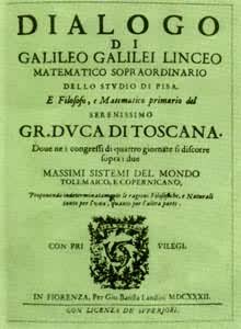 伽利略名著《两大世界体系的对话》扉页（1632）