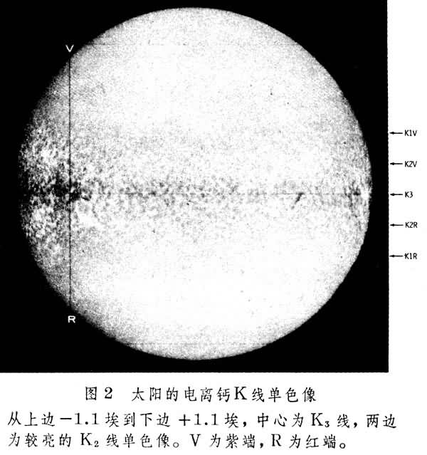 图2  太阳的电离钙K线单色像