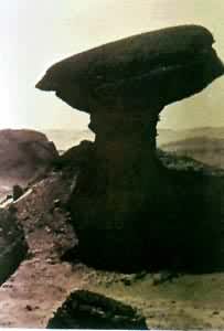 塔克拉玛干沙漠区风蘑菇(中国)