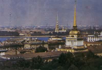 苏联列宁格勒市鸟瞰