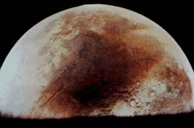 从行星际空间拍摄的火星照片