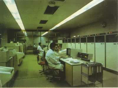 北京气象中心气象通信系统计算机房