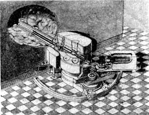 布罗克豪泽最早用中子衍射法测定晶体的点阵波频谱这是他所用的三轴晶体谱仪的剖视图