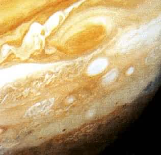 木星的大红斑附近区域的复杂流体结构