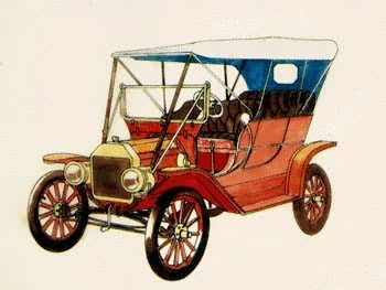 采用大量生产方式生产的福特T型汽车（1908年）