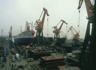 上海江南造船厂船台