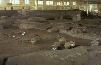 西安半坡仰韶文化村落遗址，公元前5千纪