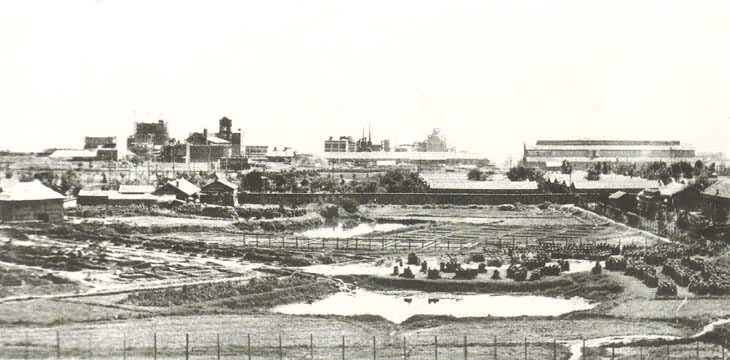 范旭东等人建立的永利铔厂（1947年拍摄的全景）