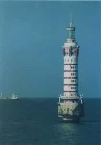 渤海湾大沽灯塔