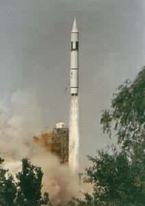 运载火箭飞向太平洋（1980年5月18日）