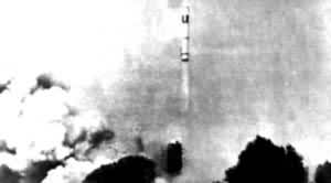1980年5月中国向南太平洋发射大型运载火箭