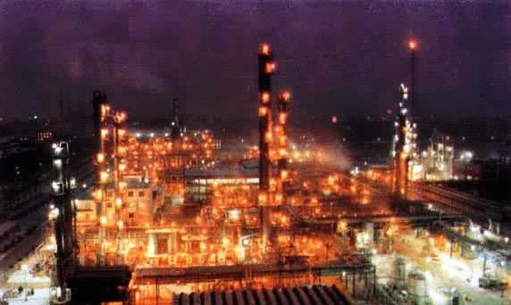 吉林化学工业公司夜景