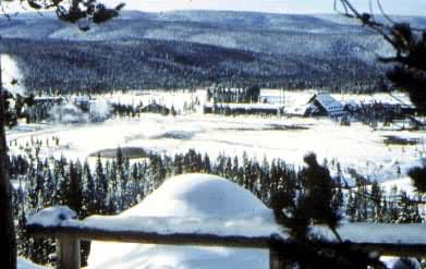 美国黄石国家公园（冬景），世界上第一个国家公园，1872年建立