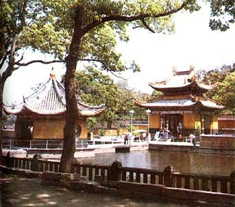 浙江普陀山普济寺园池