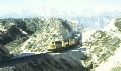 美国加利福尼亚卡扬垭口跨越落基山的线路