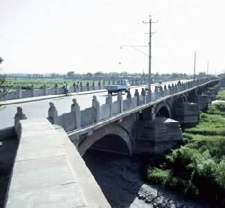 芦沟桥，始建于金大定年间的联拱石桥