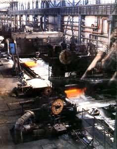 上海市钢铁企业的轧钢机
