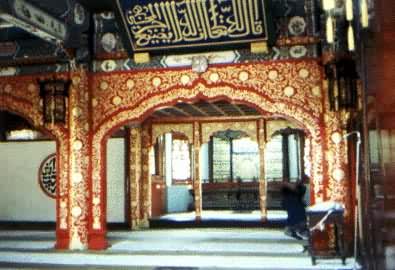 北京牛街清真寺礼拜（内景），相传始建于辽代