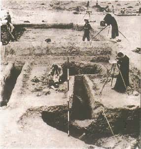 1930年殷墟发掘现场