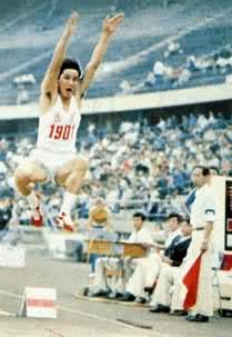 中国跳远运动员刘玉煌