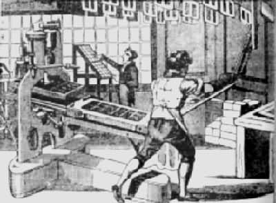 美国早期发明的报纸印刷机