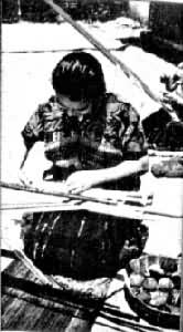 危地马拉玛雅妇女在织布