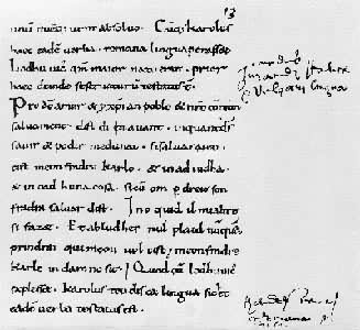 最早的法国文献《斯特拉斯堡盟约》