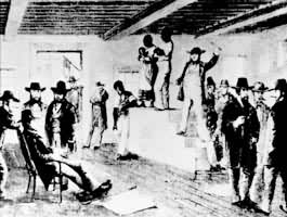美国南部奴隶拍卖市场