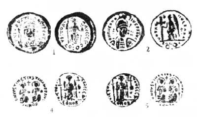 中国境内出土的东罗马金、银币