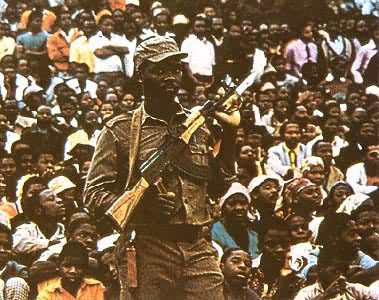 莫桑比克人民集会庆祝独立（1975年6月25日）