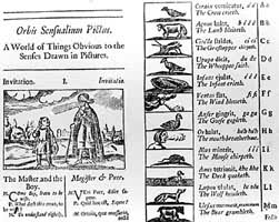 1727年出版的英文本《世界图解》中的两页