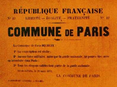 巴黎公社法令  关于国民自卫军的法令