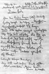 马克思在1867年8月16日看完《资本论》序言的校样后写给恩格斯的信，感谢恩格斯所作的自我牺牲