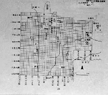 平城京复原平面图