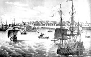 1667年的纽约港