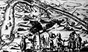 F.de麦哲伦来到诸圣人海峡(后称麦哲伦海峡，1520.10)