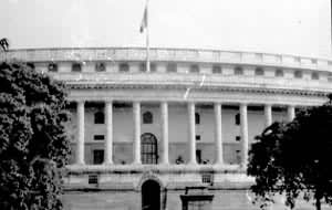 印度议会大厦外景