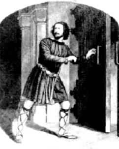1831年福莱斯特在《角斗士》中饰斯巴达克斯