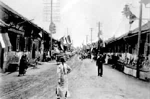 20世纪初的奉天市街道