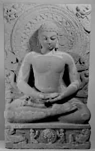 笈多时代《耆那教祖师坐像》