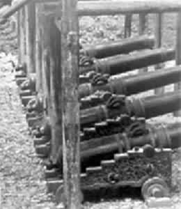 西山起义军使用的大炮