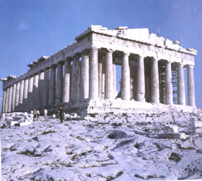 雅典卫城的帕尔特侬神庙──古希腊著名建筑
