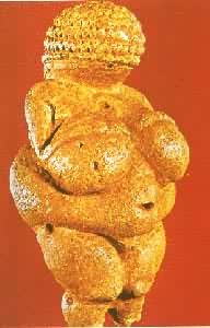 欧洲旧石器时代晚期奥瑞纳文化的妇女雕像