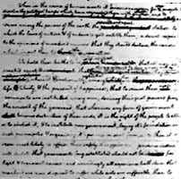 Ｔ．杰弗逊起草的美国《独立宣言》手稿