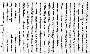 图3 新疆哈密县出土的回鹘文《弥勒会见记》