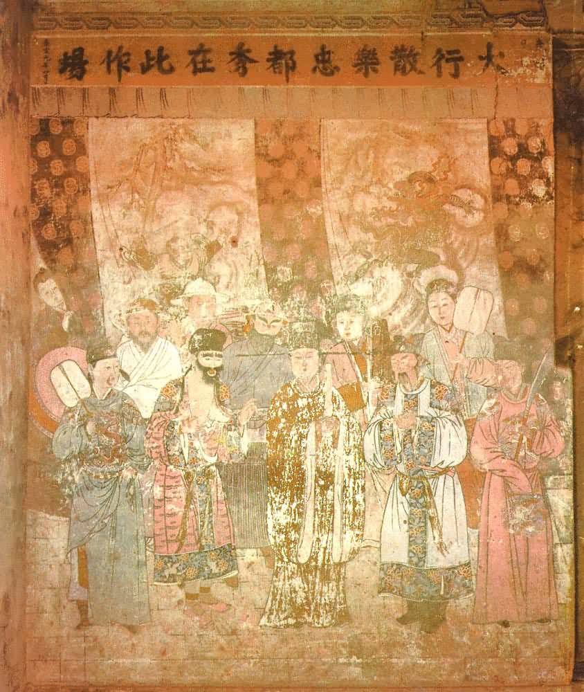 山西洪洞明应王殿元杂剧壁画 1324年