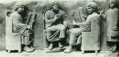 教师与学生）古代罗马的浮雕
