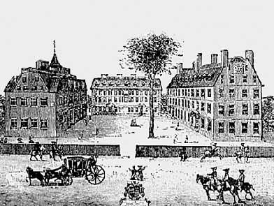 1739年时的美国哈佛学院